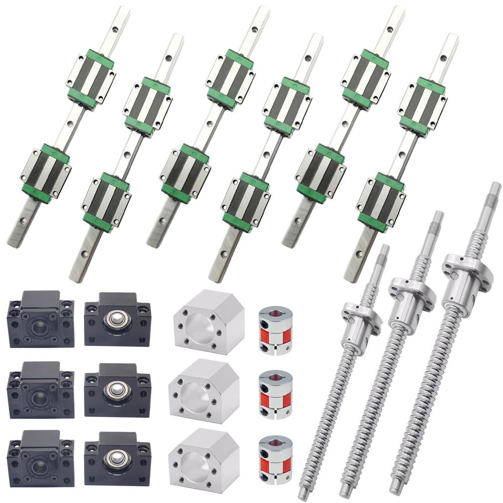 Square Linear Guide Sets HGR20 - đánh giá và giá Hgr20 Linear Guide Rail Ballscrew Set